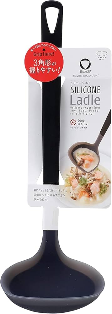 Amazon.co.jp: マーナ トライアングリップ シリコーンお玉